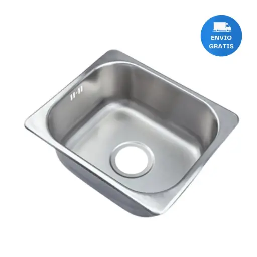 [MLU476031443] Pileta Vindex Simple De Embutir 40x37.5x15 Con Válvula Acra