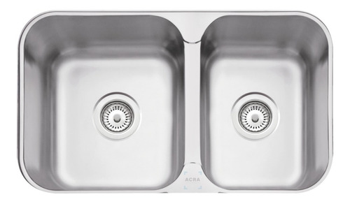 [MLU478082856] Pileta Y Media Tramontina De Sobreponer 69x40x14 Acra