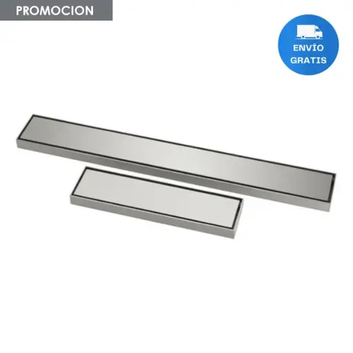 [MLU714329318] Rejilla Desagüe De Piso Lineal Lisa 60 Cm Selen