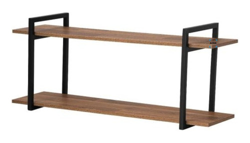 [MLU464892396] Repisa Estante Soporte Mueble Recibidor Madera Hierro Acra