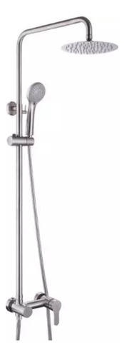 Barral Duchero Columna Satinado Klipen Urban Baño Acra