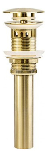 [MLU692091084] Válvula Lavatorio En Dorado Gold Oro Mate Acra
