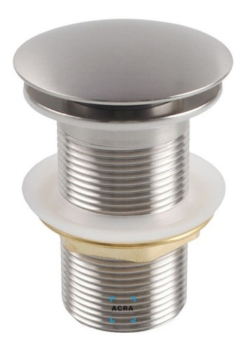 [MLU625595618] Válvula Lavatorio Tip Top Pop Up Satinada Para Baño Acra