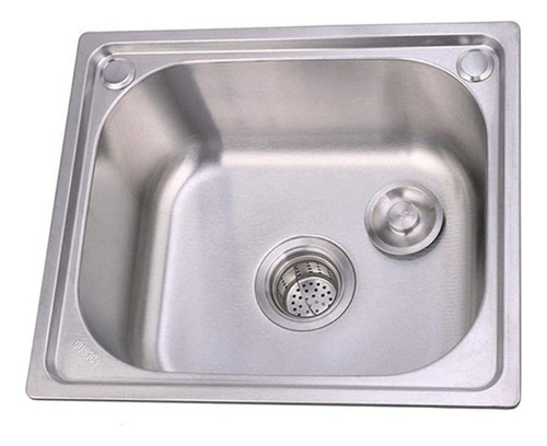 [MLU645426532] pileta simple cocina acero 201 con válvula