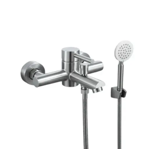 [MLU1297001912] Monocomando Ducha Ac. Inox. Color Satin Palito Acra