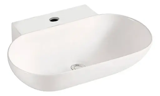 [MLU1336027238] Bacha Pileta De Apoyo Y/o Colgar Para Baño Loza Blanca Acra
