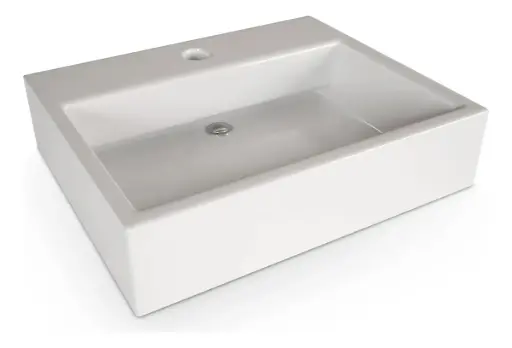 [MLU1336041188] Bacha Pileta Para Baño Lavatorio De Apoyar Rectangular Acra