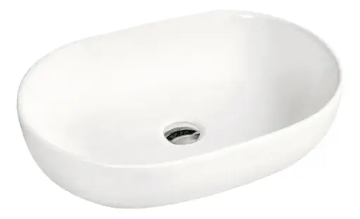 [MLU1336028862] Bacha Pileta Lavatorio De Apoyar Para Baño Loza Blanca Acra