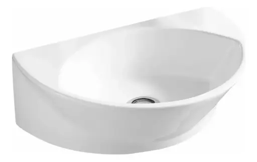 [MLU1336046498] Bacha Pileta Lavatorio De Apoyar De Baño Semicircular Acra