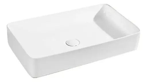 [MLU1342225878] Bacha Pileta Lavatorio De Apoyar Blanca Slim Para Baño Acra