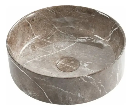 [MLU1342073428] Bacha Pileta De Apoyo Marmolada Redonda Para Baño Acra
