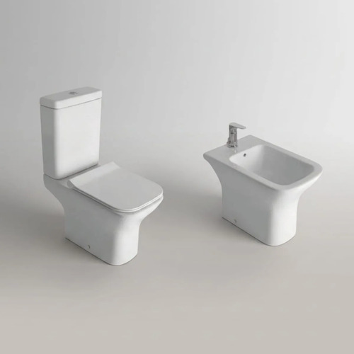 [MLU692268083] Juego Inodoro Con Mochila Y Tapa + Bidet Ferrum Temple Acra