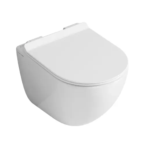 [MLU1410207530] Inodoro De Colgar Con Cisterna De Embutir Blanco Mate Acra