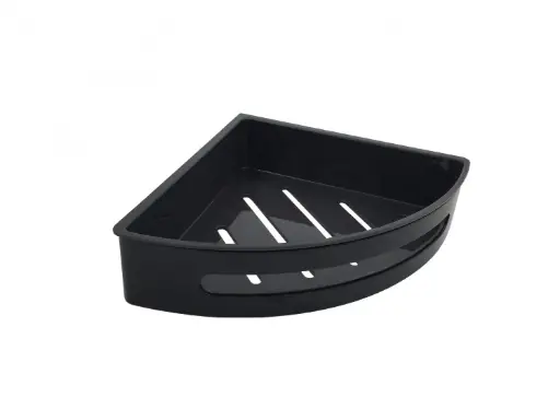 [MLU1432116382] Esquinero Repisa Ducha Klipen Urban Para Baño Negro Acra