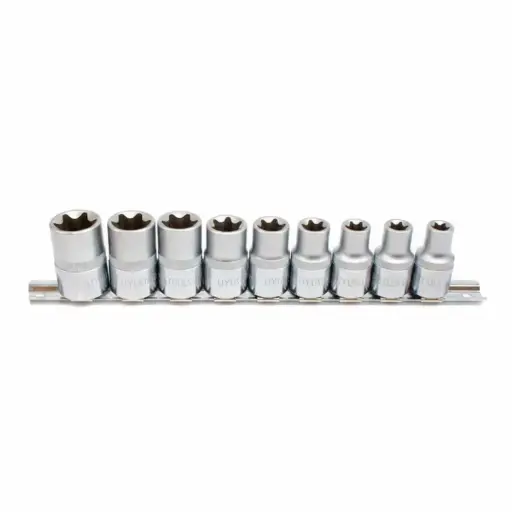 [MLU1463193140] Juego De Dados Torx 1/2 9 Piezas E10-e24 Acra