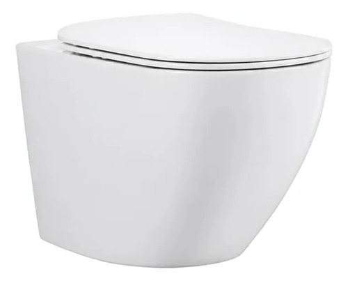 [MLU1512632334] Inodoro Corto Nantes + Tapa Blanco Acra