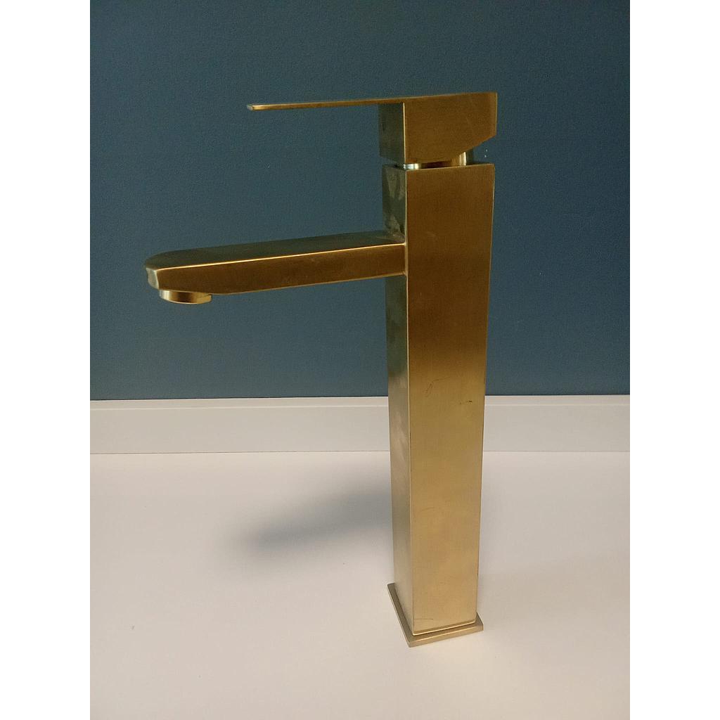 Grifería CON DETALLE Monocomando Baño Dorado Gold Oro Alta