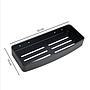 Repisa Estante Para Ducha Negro Mate De Aluminio 32 Cm Acra